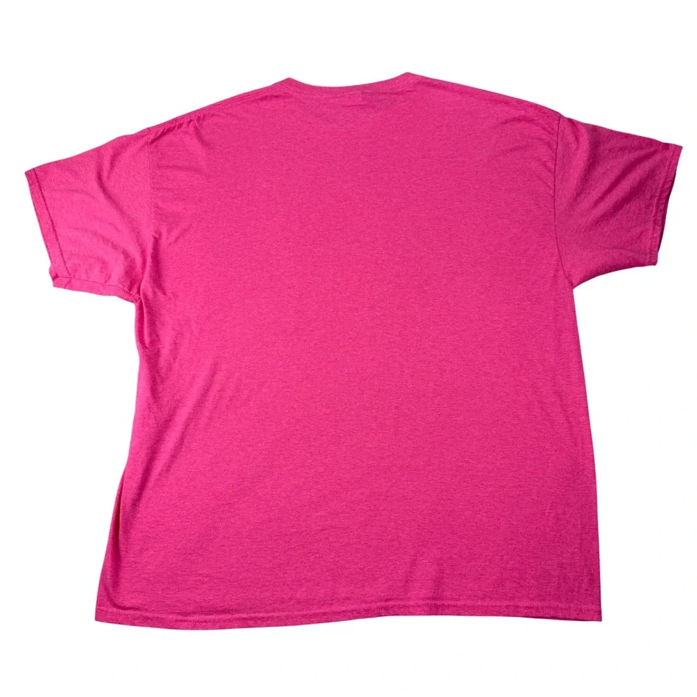 Fruit‎ of the Loom Nashville Music City USA Guitar T-Shirt Pink 2XL Souvenir Tee
